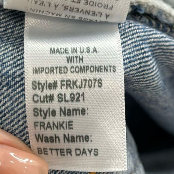 NWT SLVRLAKE Frankie Jeans in Better Days - Picture 14 of 15